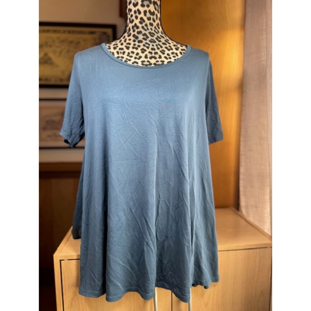 Lularoe Blue/teal Perfect T-Shirt size M
